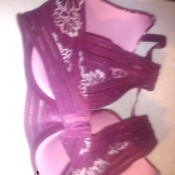 Pink Pullover Back close Pushup Bra - Picture 4 of 7